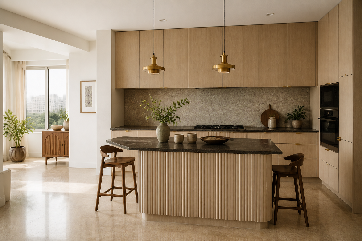 Contemporary kitchen interior